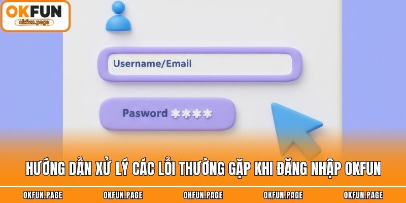 Hướng dẫn xử lý các lỗi thường gặp khi đăng nhập OKFUN