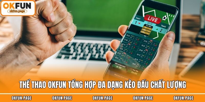 Thể thao OKFUN tổng hợp đa dạng kèo đấu chất lượng